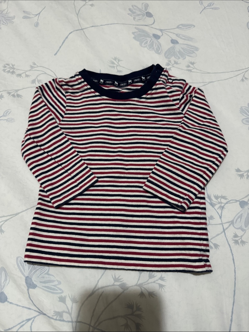 ⭐️Juniors Baby Striped Long Sleeve T-shirt (Size: 3-6)